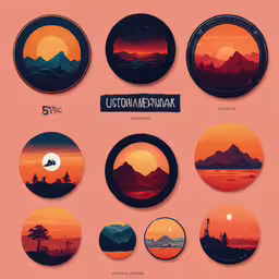 an image of the ultimate collection of low poly paintings,an image of some buttons with the name uu