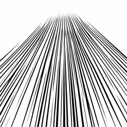 lines in the air that form the back side of a skyscraper