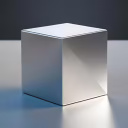 a white square shaped object on the ground