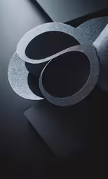 a set of four circle cut out of glitter paper