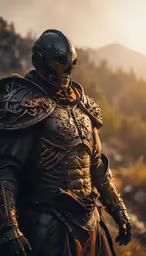 an image of a man dressed in armor