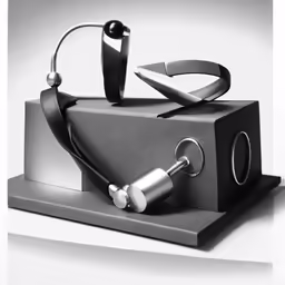 a device with a light attached to the side