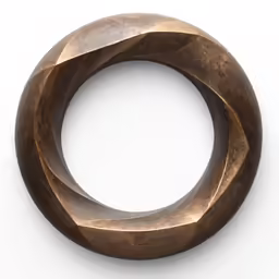 a wooden object in the shape of a circle