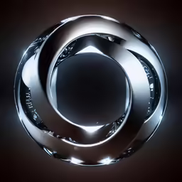 a ring that is inside a ring on the wall