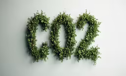 leaves and vines spell out the word stop