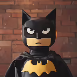 a lego batman figure that appears to be made for batman