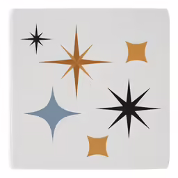 a picture of a design, stars in different shades