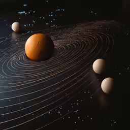 planets traveling on the same line of lines