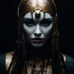an image of a woman with long hair and makeup