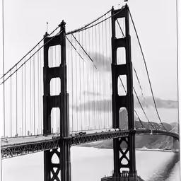 the view of the golden gate bridge in san francisco california from afar