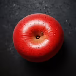 an orange that has been colored red