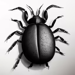 a bug is shown on the wall