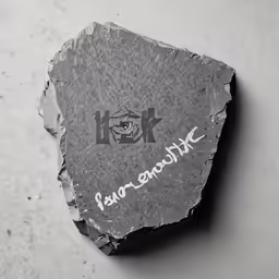 the inscription on this rock is shown in english