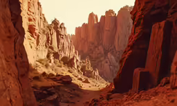 an image of a very rocky landscape with mountains
