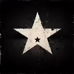 an image of a star on a wall