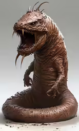 a stuffed animal that has the teeth and eyes of an alligator