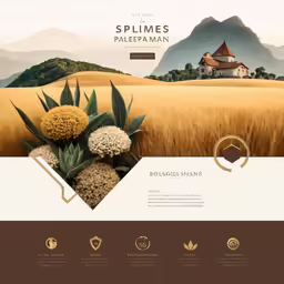 a website that features different types of flowers