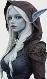 a woman dressed in an elf costume