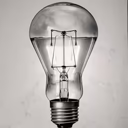 a single light bulb with a small, light bulb for the inside of it