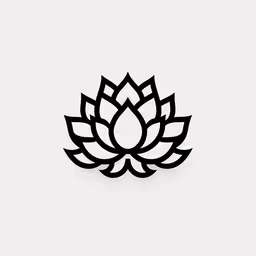 a stylized black and white graphic piece featuring a single flower,a black and white drawing of a leaf