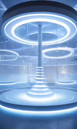 this is a modern and futuristic looking room