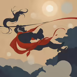 a vintage illustration of the movie brave