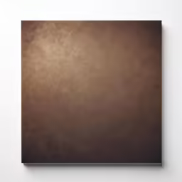 the back side of an abstract painting with a brown backdrop