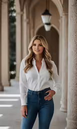 an image of woman posing for a photograph