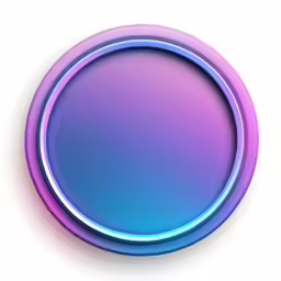 a round object on a white background