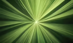 a green vortex of light that looks like rays
