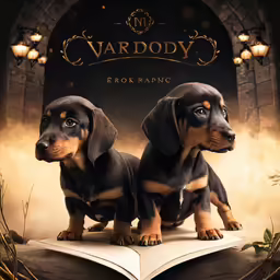 a couple of very cute small dogs