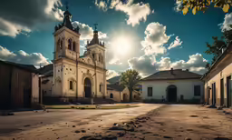 the old church is in a deserted area
