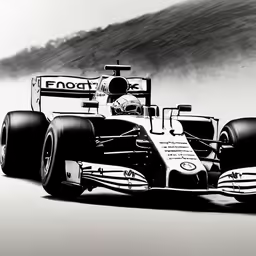 the front end of the mercedes benz w02