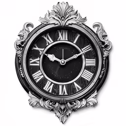 a clock that is on the side of a wall