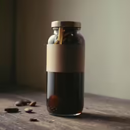 a jar that is full of seeds and nuts