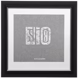 a framed black and white photograph of the word sno
