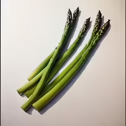 the asparagus are starting to bloom on the table