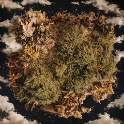 various branches in the sky over a cloudy background