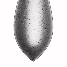 a close up of an object with water drops