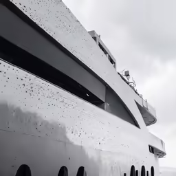 the back of the cruise ship that is being loaded