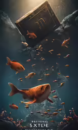 an animated poster shows the cover for a book