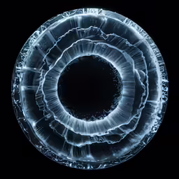 an unusual photograph taken in a dark room with the light from below