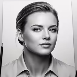 a photo of a young woman with makeup