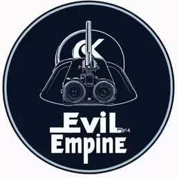 an evil empire helmet with the words evil empire in black