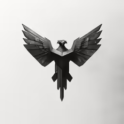 a close up of the back side of a black bird