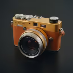 the kodak camera has two small images on its back