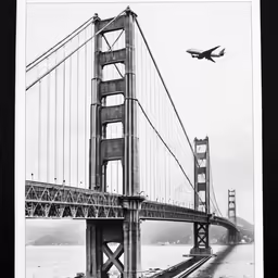 an airplane that is flying over some water