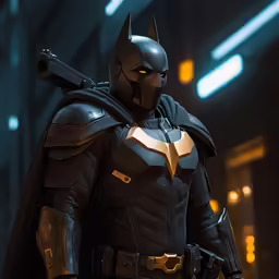 a man in a batman costume