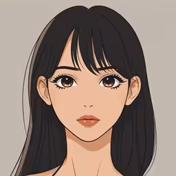 an avatar image, with a blue background