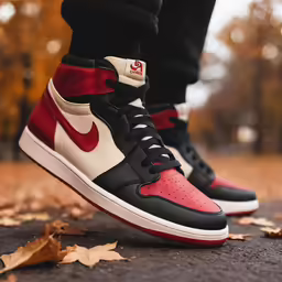 a person standing on the ground with their shoes on